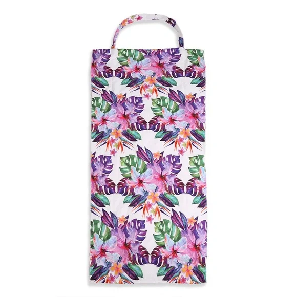 FLOWER BEACH BAG AND TOWEL COMBO 2-IN-1 CONVERTIBLE BEACH TOWEL AND BAG - Picture 6 of 8